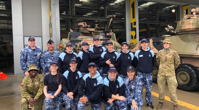 Students participating in the Indigenous Youth Program at RAAF Base Amberley. Story by Emily Egan.