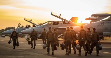 Aircrew from No. 1 and No. 6 squadrons on the flightline at RAAF Base Darwin in the Northern Territory during Exercise Diamond Storm 2022. Story by Squadron Leader Eamon Hamilton. Photo by Leading Aircraftman Sam Price.