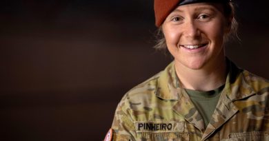 Australian Army officer Captain Chloe Pinheiro is serving as a member of the Multinational Force and Observers at South Camp, located in the Sinai Peninsula, Egypt. Story and photo by Petty Officer Lee-Anne Cooper.