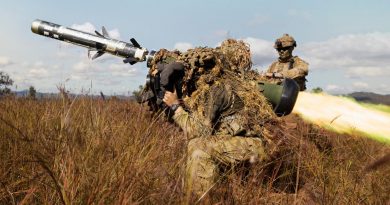 A soldier from 3 RAR fires a Javelin FGM-148 direct fire, guided weapon system during Exercise Kapyong Warrior. Story by Captain Diana Jennings. Photo by Corporal Dustin Anderson.