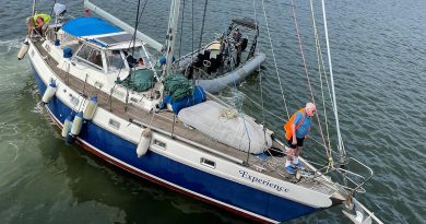 Civilian vessel Experience after suffering an engine failure. Story by Leading Seaman Peta Binns. Photo supplied.