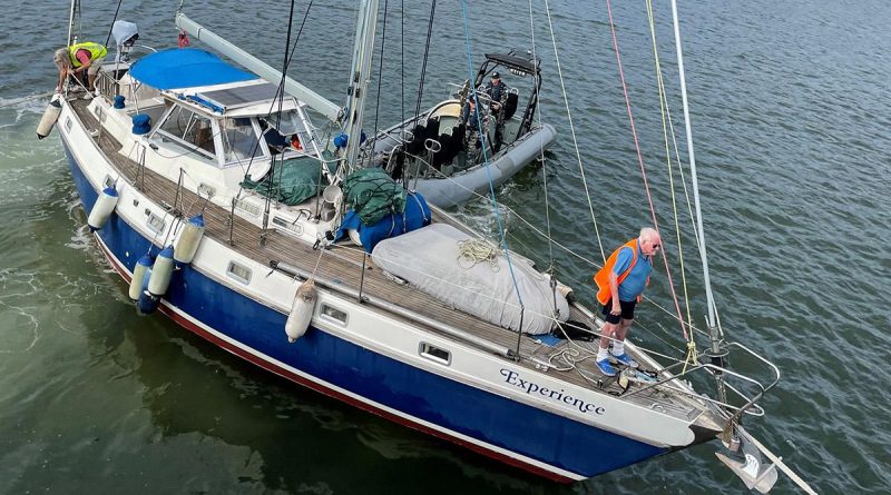 Civilian vessel Experience after suffering an engine failure. Story by Leading Seaman Peta Binns. Photo supplied.