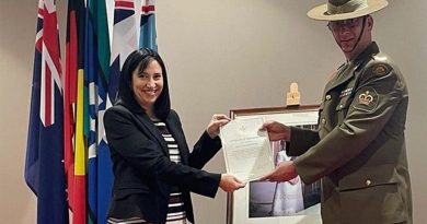 Rabbanit Judith Levitan is sworn into Army Chaplaincy at a ceremony in Sydney. Story by Corporal Jacob Joseph.