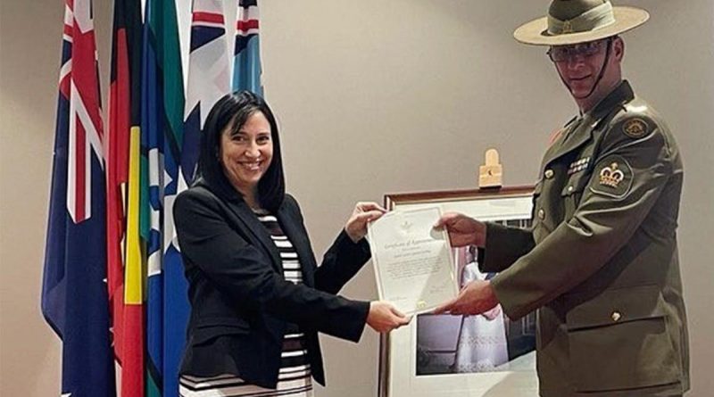 Rabbanit Judith Levitan is sworn into Army Chaplaincy at a ceremony in Sydney. Story by Corporal Jacob Joseph.