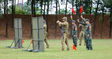 Soldiers from the Australian Army and Vietnam People's Army participate in the second Australia-Vietnam Combat Shooting Skills Exchange in Hanoi, Vietnam. Story by Major Carrie Robards. Photo supplied.
