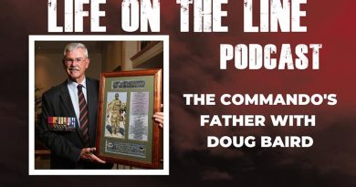 Life on the Line – with Doug Baird, father of Cameron Baird VC MG