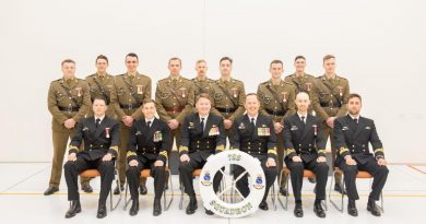 Navy and Army pilots, remote pilot warfare officers and aircrewmen graduate from 723 Squadron – Joint Helicopter School. Story by Sub Lieutenant Jess Gould. Photo by Leading Seaman Ryan Tascas.