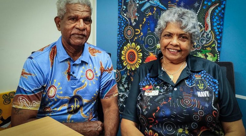 Former sailors Uncle Phillip Bowie and Aunty Fran Visini have rejoined the Navy in new mentoring roles. Story by Corporal Melina Young. Photo by Lieutenant Commander Christoper Thornton.