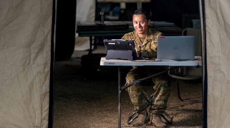Administrative clerk from 2nd Battalion, Royal Australian Regiment, Corporal Sonny Huynh, at the US Marine Corps Base in Hawaii during Exercise Rim of the Pacific (RIMPAC) 2022. Story by Flying Officer Lily Lancaster. Photo by Corporal John Solomon.