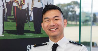 Midshipman Kane Kasemchainan is enjoying student life on campus at the Australian Defence Force Academy. Story and photo by Lieutenant Yevette Goldberg.