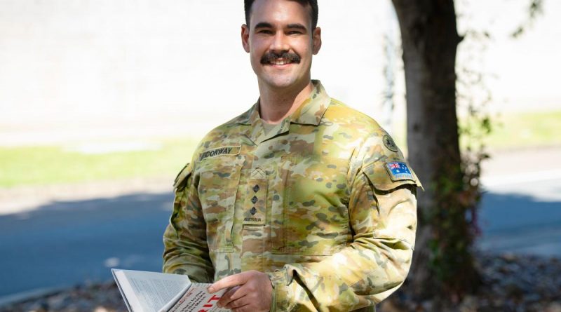 Captain Dylan Conway from the 6th Battallion, Royal Australian Regiment, has launched the second annual charity fundraising event, the Brothers N Books Read-A-Thon. Story and photo by Major Roger Brennan.