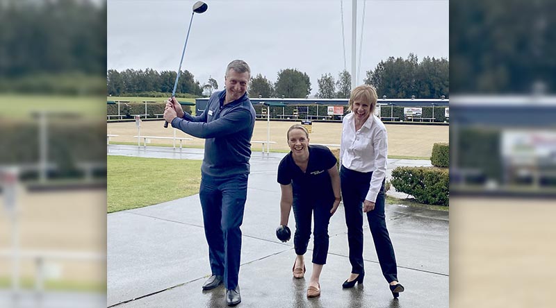 CEO of Shoalhaven Ex-Services Group Bernie Brown, Veteran Engagement Coordinator Justine Lugg and Invictus Australia’s Veteran Engagement Specialist for southern NSW Debbie Dimmock. Photo supplied.