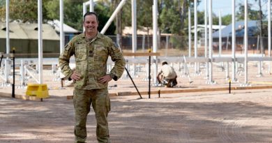 Warrant Officer Class One Ben Miller oversees the construction of the Independent Youth Centre in Gapuwiyak, NT, during the Army Aboriginal Community Assistance Program. Story by Warrant Officer Class One Ben Miller oversees the construction of the Independent Youth Centre in Gapuwiyak, NT, during the Army Aboriginal Community Assistance Program. Photo: Warrant Officer Class Two Kim Allen. Photo by Warrant Officer Class Two Kim Allen.