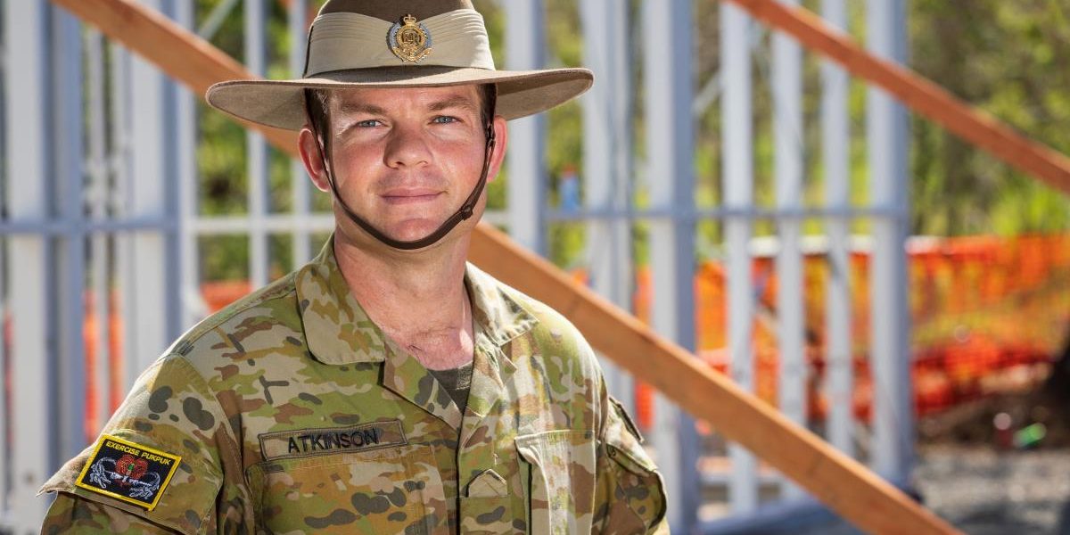 Major Scott Atkinson on-site during Exercise Puk Puk at Goldie River Training Depot in Papua New Guinea. Story by Major Jesse Robilliard. Photo bySergeant Nunu Campos.