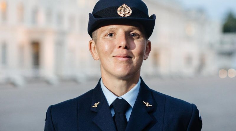 Royal Australian Air Force firefighter Leading Aircraftwoman Carla Russell at Wellington Barracks, London. Story by Lieutenant Anthony Martin. Photo: byCorporal John Solomon.