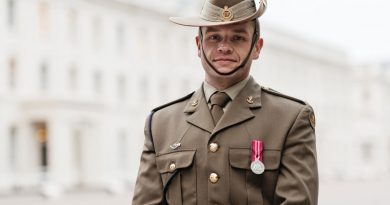 Sapper Alistair Wilson from the School of Military Engineering at Wellington Barracks, London. Story by Lieutenant Anthony Martin. Photo by Corporal John Solomon.