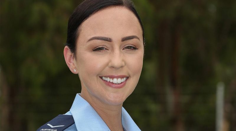 Leading Aircraftwoman Chantelle Bradford, a guard member with Australia’s Federation Guard. Story by Flight Lieutenant Claire Burnet. Photo by Corporal Brenton Kwaterski.