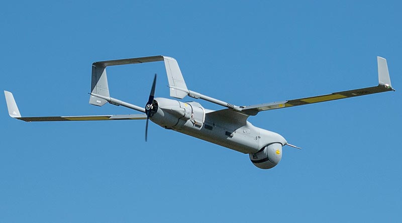 Insitu Pacific's Integrator tactical uncrewed aerial system. Photo by Captain Cody Tsaousis.