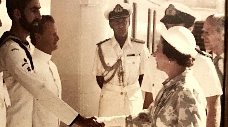 Captain Mark McConnell meets the Queen on board the Royal Yacht Britannia in 1986. Story by Captain Mark McConnell.