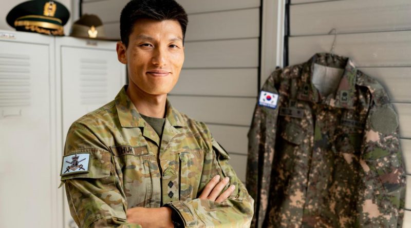 Captain Sung Huh from the 3rd Brigade at Lavarack Barracks, Townsville. Story by Captain Diana Jennings. Photo by Bombardier Guy Sadler.