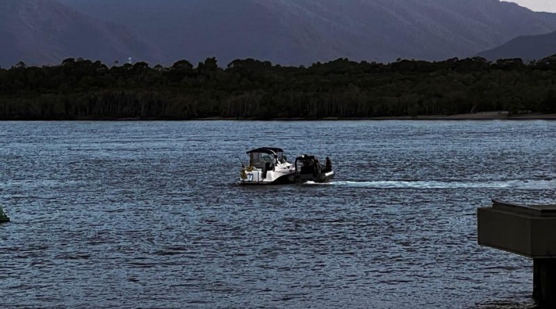 HMAS Glenelg dispatched a rigid hull inflatable boat to assist a distressed vessel in Trinity Inlet, Cairns. Story by Leading Seaman Kylie Jagiello. Photo Supplied