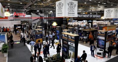 Displays at the 2022 Land Forces expo in the Brisbane Convention Centre. Story and photo by Warrant Officer Class Two Max Bree.