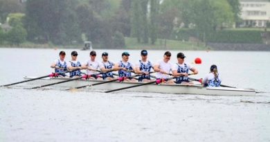 ADFA Men's Rowing team in action at the Disher Cup 2022. Story by Sam Cuninghame. Photo by Officer Cadet Elliot Parker.