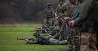 New Zealand Defence Force teams training Ukrainian recruits to defend their nation. Story by Lieutenant Commander John Thompson.