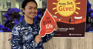 Leading Aircraftwoman Morinda Williams is hoping to inspire other Air Force members from diverse multicultural backgrounds to start donating potentially lifesaving blood. Story and photo by John Noble.