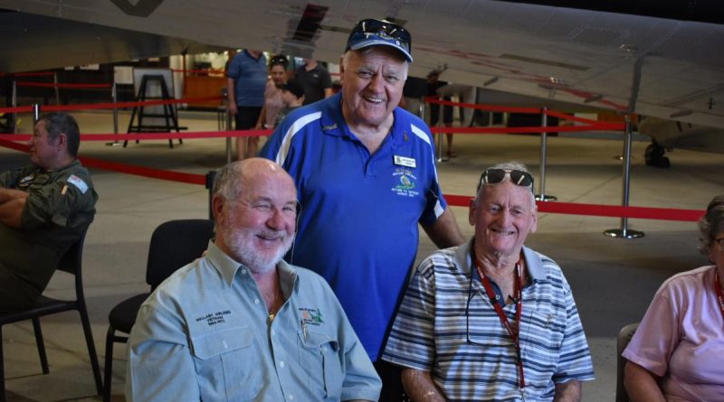 Vietnam veterans catching up at the RAAF Amberley Aviation Heritage Centre. Story by Flight Lieutenant Karyn Markwell. Photo by Group Captain David Fredericks.