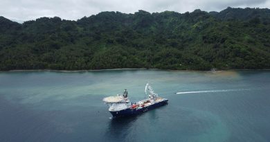 Australian Defence Vessel, Reliant, off the coast of Savo Island, Solomon Islands as part of Exercise Longreach. Story by Lieutenant Geoff Long.