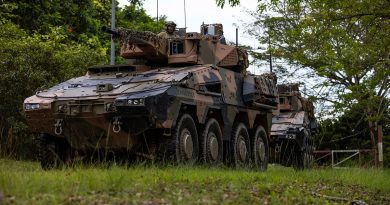 ADF's Boxer combat reconnaissance vehicles take part in urban warfare training. Story by Lieutenant Amy Johnson. Photos by Leading Seaman Nadav Harel.