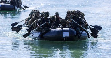 Australian Army and TNI Marines conduct an amphibious beach demonstration in Indonesia. Story by Flight Lieutenant Brent Moloney. All photos by Nadav Harel.