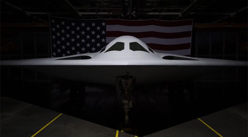 B-21 Raider unveiled 2 December 2022. Official photo.