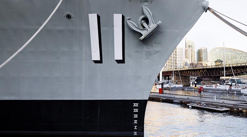 HMAS Vampire, Australia's largest museum vessel, will be moved for maintenance in January 2023. Photo courtesy Australian National Maritime Museum.