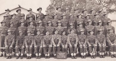 12 National Service Training Battalion, 4 Platoon, A Company, 4th Intake, October 1952.