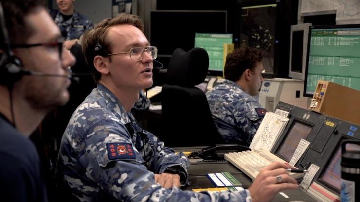 Flying Officer James Madden in his role as Air Traffic Controller at Darwin Airport. Story by Flight Lieutenant Dion Isaacson.