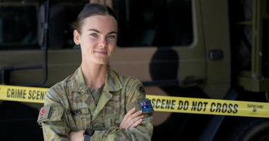 Private Kayla Snyders switched from studying law to following her dream of being a police officer. Story by Captain Evita Ryan. Photo by Warrant Officer Two Kim Allen.