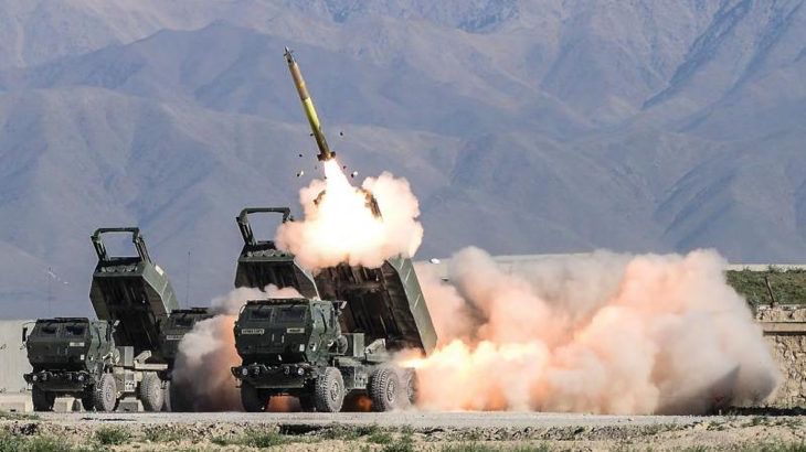 An American HIMARS in action. Story by Private Nicholas Marquis.