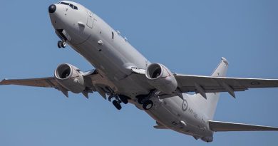 A No.11 Squadron P-8A Poseidon takes off from RAAF Base Darwin for a sortie on Ex Kakadu 2022. Photo by Sergeant Pete Gammie.