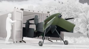 STRIX is designed to fit inside a standard shipping container. Image by BAE Systems Australia.