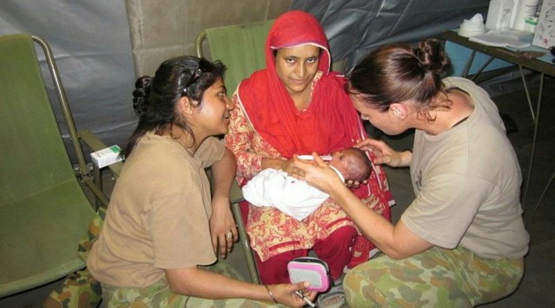 Then Leading Aircraftwoman Jagroop Mangat provided communications and linguist support for Operation Pakistan Assist II in Kot Addu, Pakistan. Story by Squadron Leader Jessica Aldred.