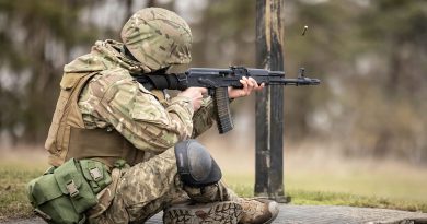 Ukrainian trainees participated in live-fire exercises during their range week of Operation Kudu, supervised by Australian Army soldiers. Story by Captain Annie Richardson. All photos Corporal Jonathan Goedhart.