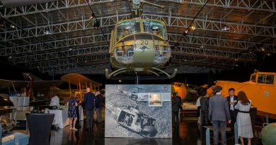 VIP guests during the reopening of the RAAF Museum at RAAF Base Point Cook in Victoria. Story by Flight Lieutenant Karyn Markwell. Photo by Leading Aircraftwoman Annika Smit.