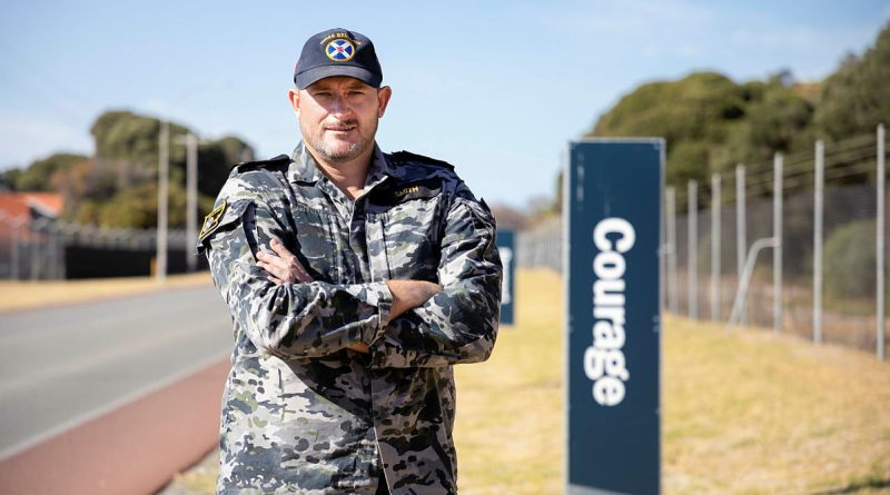 Petty Officer Richard Smith, first responder to a multiple-car accident in Perth, at HMAS Stirling in Western Australia. Story by Lieutenant Commander Will Singer.