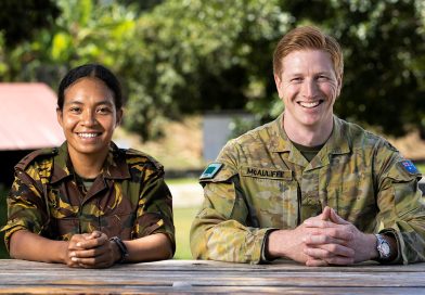 PNG officer reunited with Australian soldiers