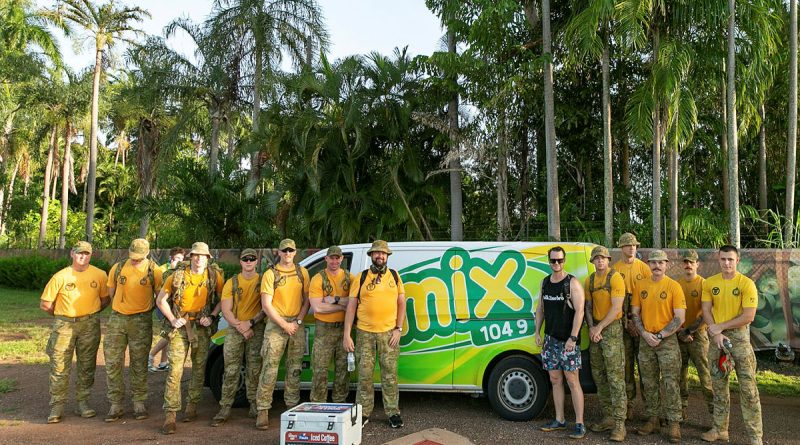 Soldiers from the 5th Battalion, Royal Australian Regiment, join Darwin morning radio host Dan Hilliard, raising funds and awareness for Soldier On in Darwin. Story by Captain Annie Richardson. Photo by Major Dan Mazurek.