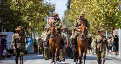 Army’s 10th Light Horse Regiment conducts its freedom-of-entry parade through the streets of Perth in WA. Story by Major Sandra Seman-Bourke. Photo by Leading Seaman Ernesto Sanchez.