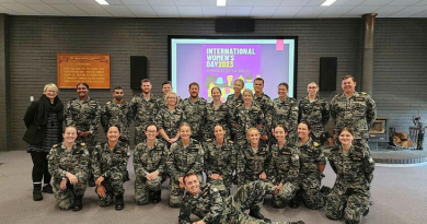 Training Authority – Maritime Logistics and Health trainees, staff and instructors gathered at HMAS Cerberus for International Women's Day. Story by Lieutenant Nancy Cotton.