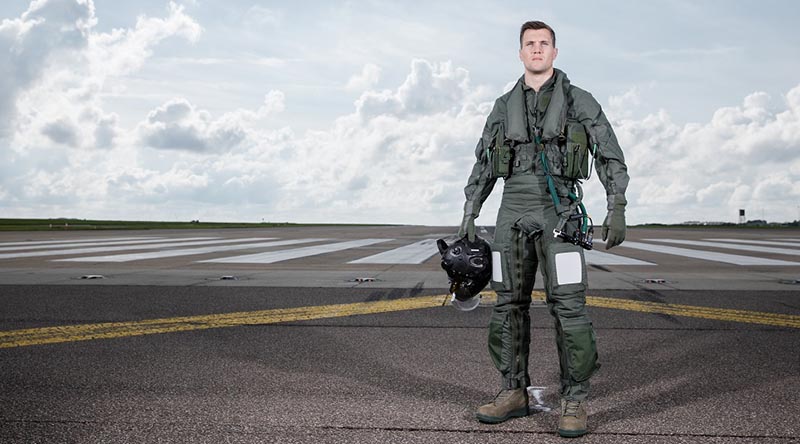 2000th F-35 pilot fitted with custom flight ensemble
